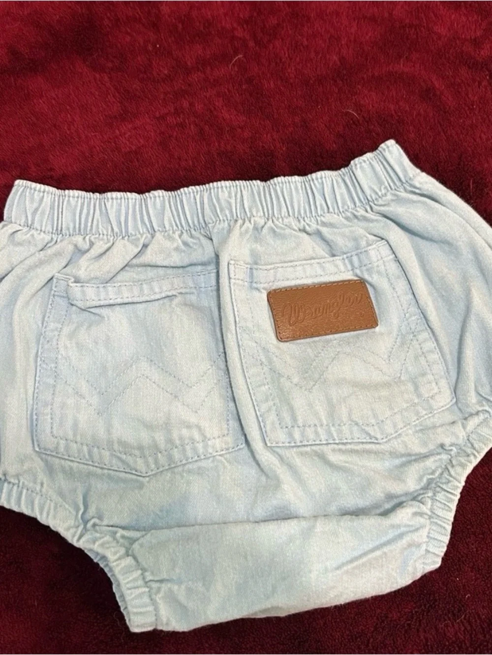 Cherokee Light Blue Baby Diaper Cover Bloomers